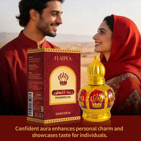 FLATPEA عطر نسائي ورجالي، زيت عطري عربي، عطر الشرق الأوسط، ذو ثبات طويل الأمد، أنيق ومتطور، عطر فاخر فاخر، زيت عطري، حجم محمول 15مل، خيار مثالي للاستخدام اليومي والمواعدة، هدية مناسبة لعيد الميلاد وعيد الحب