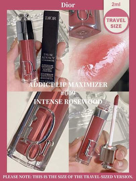 Dior 2 مل ديور أديكت شفاه مضيئة ميني #009، مناسبة للمكياج اليومي، يمكن إهدائها كهدية لصديقتك