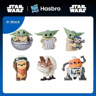 Hasbro هدايا بيبي يودا، شكل عمل بيبي يودا 2.2 بوصة، دمية بيبي يودا، تذكار ديكور المكتب للكبار