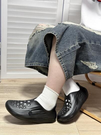 Nike صندل نايكي رياكت إكس ريجوفين 8 بسيط ومريح، مغلق من الأمام، سهل الارتداء، بكعب متوسط