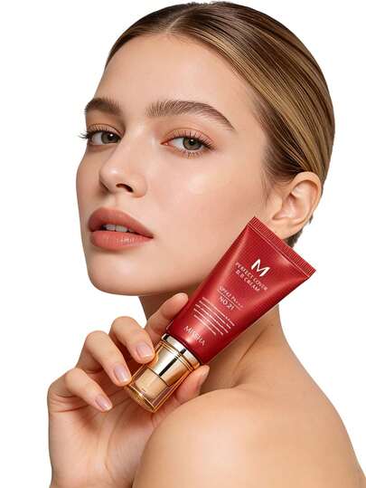 Missha كريم BB من ميشا بتغطية كاملة، مضاد للشيخوخة SPF42 - ميشا إم بيرفكت كفر، 50 مل - تغطية كاملة طويلة الأمد، مرطب، مكياج بشرة خالية من العيوب، كريم CC، كريم تفتيح الوجه مرطب ضروري للعطلات، أفضل لون جاذبية للفتاة الوردية، هدايا عيد الميلاد للنساء، ماركة