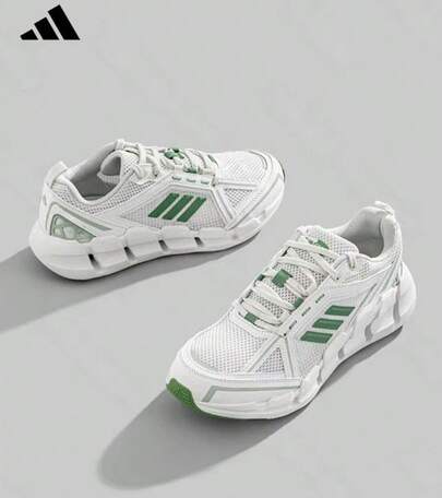 Adidas حذاء رياضي جديد للرجال والنساء لممارسة رياضة الجري والجري بدون كعب مصنوع من شبكة قابلة للتنفس