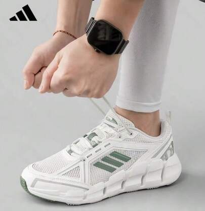 Adidas حذاء رياضي جديد للرجال والنساء لممارسة رياضة الجري والجري بدون كعب مصنوع من شبكة قابلة للتنفس