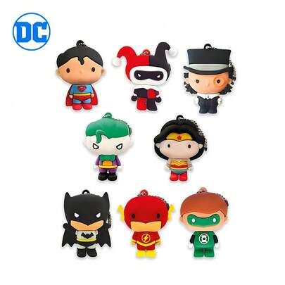 Warner Bros لعبة ألعاب الشخصيات المجسمة المرخصة رسميًا من DC بصندوق أعمى من البي في سي، شخصيات قابلة للجمع ثلاثية الأبعاد لباتمان وسوبرمان والجوكر وهارلي كوين، ديكور المنزل وتماثيل الأكشن 1 قطعة من وارنر بروس