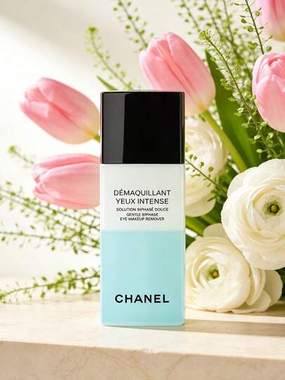 CHANEL منظف العين ثنائي الطور من شانيل هو منتج رعاية بشرة فاخر. إنه منتج فعال لإزالة مكياج العين والشفاه المقاوم للماء، بصيغة غير مهيجة ومرطبة.