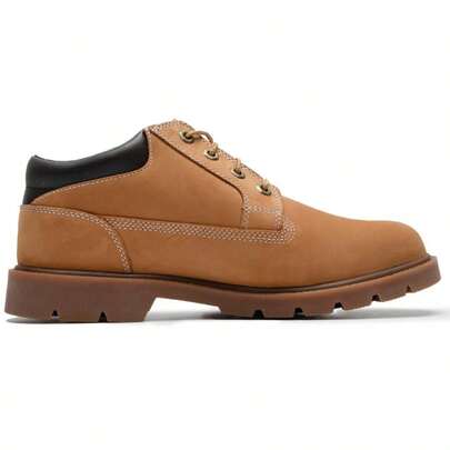 Timberland بوت رباط كلاسيكية لون القمح للرجال، بوت كاحل مريحة للرياضة اليومية والأنشطة الخارجية العادية A1P3L231