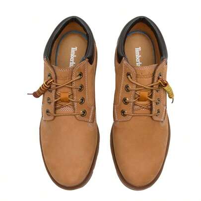 Timberland بوت رباط كلاسيكية لون القمح للرجال، بوت كاحل مريحة للرياضة اليومية والأنشطة الخارجية العادية A1P3L231