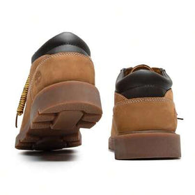 Timberland بوت رباط كلاسيكية لون القمح للرجال، بوت كاحل مريحة للرياضة اليومية والأنشطة الخارجية العادية A1P3L231