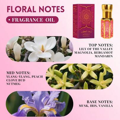 عطر سري لغرفة الملكية، عطر رول-أون عربي أنيسكس على طراز الشرق الأوسط السعودي والإماراتي 10مل، عطر زهري فاخر، رائحة منعشة طويلة الأمد، تصميم زجاجة فاخر، محمول للسفر، مناسب للأعمال والمناسبات الدينية، توصية هدية رمضان، جوهر روحي من الفجر إلى الغروب