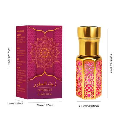 عطر سري لغرفة الملكية، عطر رول-أون عربي أنيسكس على طراز الشرق الأوسط السعودي والإماراتي 10مل، عطر زهري فاخر، رائحة منعشة طويلة الأمد، تصميم زجاجة فاخر، محمول للسفر، مناسب للأعمال والمناسبات الدينية، توصية هدية رمضان، جوهر روحي من الفجر إلى الغروب