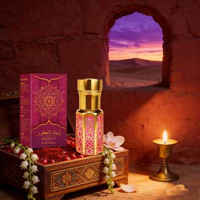 عطر سري لغرفة الملكية، عطر رول-أون عربي أنيسكس على طراز الشرق الأوسط السعودي والإماراتي 10مل، عطر زهري فاخر، رائحة منعشة طويلة الأمد، تصميم زجاجة فاخر، محمول للسفر، مناسب للأعمال والمناسبات الدينية، توصية هدية رمضان، جوهر روحي من الفجر إلى الغروب