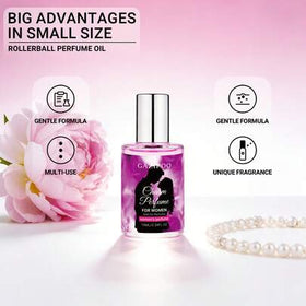 عطر زهرة الخوخ بتركيبة رول-أون 10مل للنساء، رائحة زهرية فاكهية طويلة الأمد، رائحة لطيفة ومنعشة، مناسبة للعمل والمواعيد والخروجات والحفلات. موصى به كهدية عيد ميلاد أو عيد الحب