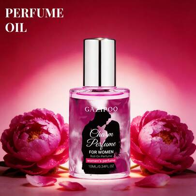 عطر زهرة الخوخ بتركيبة رول-أون 10مل للنساء، رائحة زهرية فاكهية طويلة الأمد، رائحة لطيفة ومنعشة، مناسبة للعمل والمواعيد والخروجات والحفلات. موصى به كهدية عيد ميلاد أو عيد الحب
