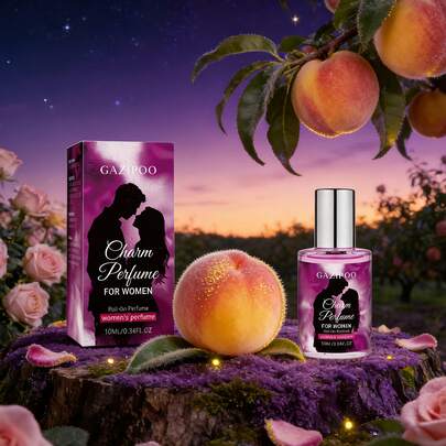 عطر زهرة الخوخ بتركيبة رول-أون 10مل للنساء، رائحة زهرية فاكهية طويلة الأمد، رائحة لطيفة ومنعشة، مناسبة للعمل والمواعيد والخروجات والحفلات. موصى به كهدية عيد ميلاد أو عيد الحب