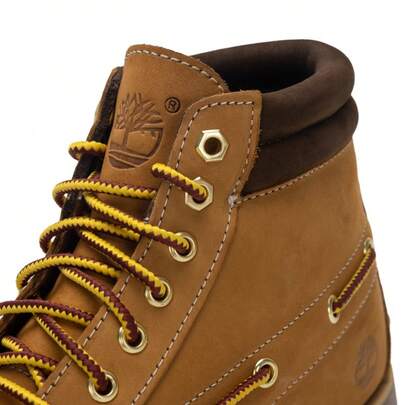 Timberland بوت رياضي كاجوال بسيط للارتداء اليومي، بوت رجالي نصف طويل من النوبوك القمحي، رمز المنتج: A2N4C754