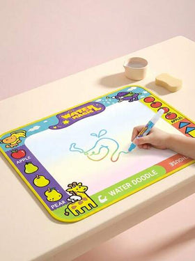 [لوحة رسم مائي سحرية] لوحة رسم مائي سحرية محمولة | قماش مائي قابل لإعادة الاستخدام للأطفال من 3 إلى 6 سنوات ، قابل للطي والتخزين المحمول ، قماش غرافيتي ملون ، لعبة فنية