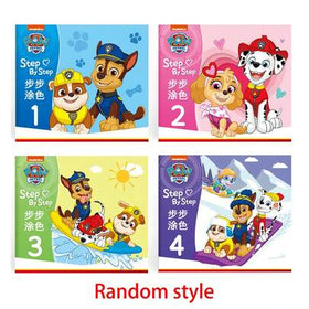 Paw Patrol كتاب تلوين بطبعة باترول الكلاب 1 قطعة، كتاب تلوين للأطفال من عمر 3 إلى 6 سنوات، كتاب تلوين للروضة، لعبة رسم للأطفال، هدية عيد مثالية (تصميم عشوائي)