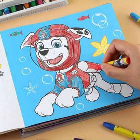 Paw Patrol كتاب تلوين بطبعة باترول الكلاب 1 قطعة، كتاب تلوين للأطفال من عمر 3 إلى 6 سنوات، كتاب تلوين للروضة، لعبة رسم للأطفال، هدية عيد مثالية (تصميم عشوائي)