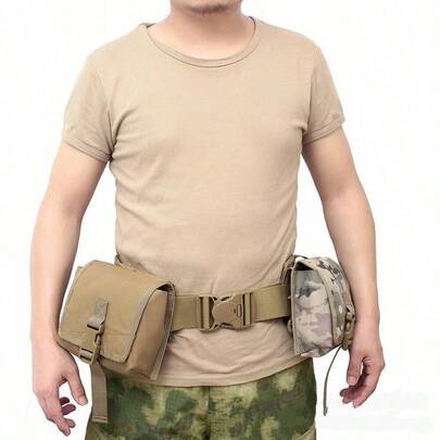 حقيبة خصر عسكرية متعددة الاستخدامات MOLLE EDC للاستخدام اليومي، حقيبة عسكرية متعددة الأغراض