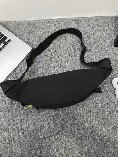 حقيبة خصر مع حروف شخصية ملونة، يمكن ارتداؤها كحقيبة خصر أو حمل مستحضرات التجميل والهاتف والضروريات اليومية