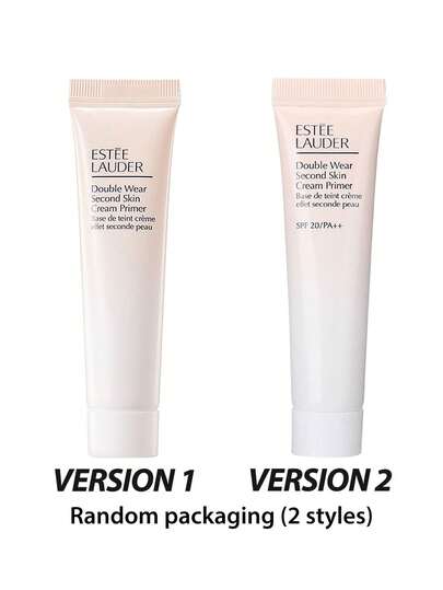 Estée Lauder إستي لودر بريمر ميني دبل وير 15مل / ملمس ناعم كالحرير / يقلل من التجاعيد والمسام والعيوب / هذا البوليمر الجديد الناعم يشكل طبقة شفافة مرنة لتحسين نعومة البشرة والتجانس [تغليف عشوائي (نمطان)]