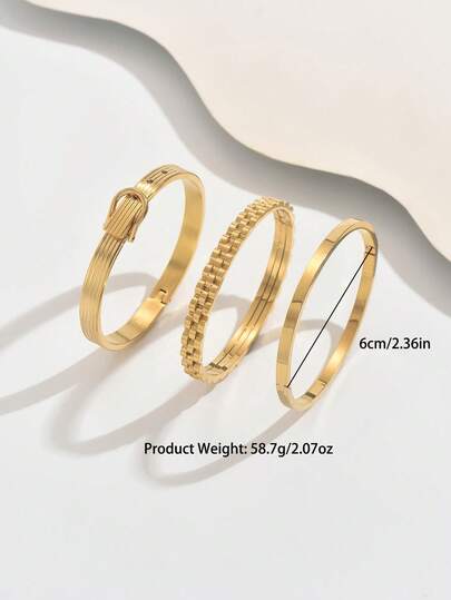 3 مجموعة أساور ذهبية اللون مرصعة بالزركونيا المكعبة: أساور لامعة بسيطة للارتداء اليومي، مجموعة مجوهرات عصرية للخلط والتنسيق، مجموعة أساور للنساء للارتداء المتعدد، إكسسوارات زركونيا مكعبة لامعة، أساور لامعة لليلة المواعدة، مجموعة أساور فاخرة بأسعار معقولة