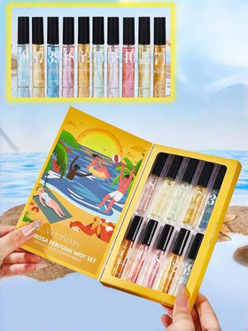 مجموعة هدايا رذاذ العطر البرازيلي - فستق، خوخ، رذاذ منعش طبيعي طويل الأمد، رائحة غورماند، بديل موزع الزيوت الأساسية، رائحة فانيليا فستق المحيط، رائحة ملح البامبو، رذاذ متعدد الأسطح، صيغة نباتية، مناسب لمكتب المكتب والسيارة والخزانة