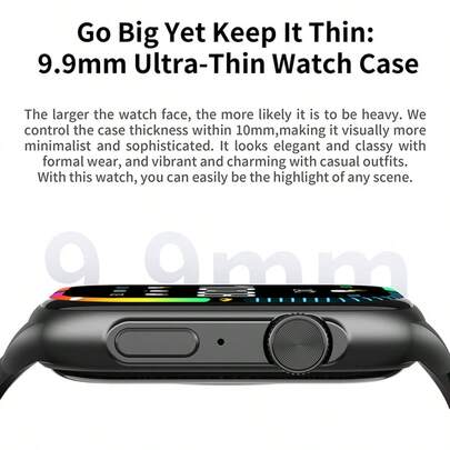 ساعة ذكية Lenovo 2025 الجديدة لنظامي أندرويد وآي أو إس Fit F101، شاشة AMOLED عالية الدقة 1.96 بوصة، تدعم مراقبة معدل ضربات القلب، والاتصال عبر البلوتوث وغيرها من الوظائف