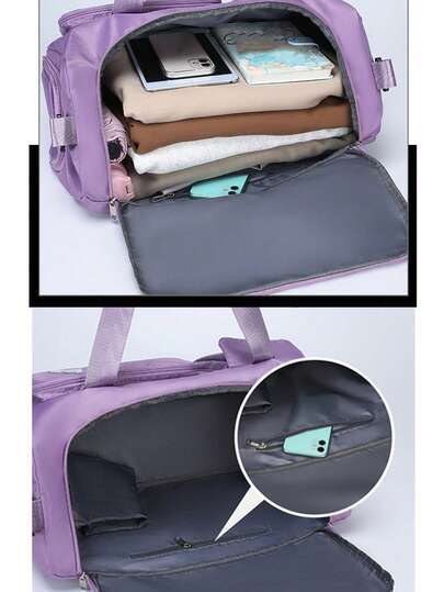 حقيبة يوجا كبيرة السعة مع حجرة منفصلة للأحذية، فصل بين الجاف والرطب، حقيبة رقص مقاومة للماء، متوفرة بألوان متعددة، حقيبة سفر رياضية، حقيبة سفر وجيم متعددة الوظائف، حقيبة جيم كبيرة السعة، حقيبة تخزين معدات الرقص أنيقة وقوية، مثالية للراقصين والرياضيين والا