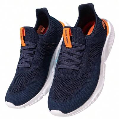Skechers أحذية رياضية كاجوال سهلة الارتداء للرجال، أحذية رياضية يومية مريحة، أحذية للتنقل، أحذية للمشي 210281-NVOR