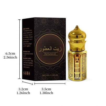 زيت عطري عربي شرقي 10مل، خالي من الكحول، غامض وفاخر، عطر فاخر دائم للنساء، مناسب للمناسبات الرسمية والمواعيد، رائحة إلهية، عطر قصر محمول، توصية هدية فاخرة راقية، مناسب للحياة اليومية والتجمعات والعمل، توصية هدية عيد ميلاد