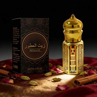 زيت عطري عربي شرقي 10مل، خالي من الكحول، غامض وفاخر، عطر فاخر دائم للنساء، مناسب للمناسبات الرسمية والمواعيد، رائحة إلهية، عطر قصر محمول، توصية هدية فاخرة راقية، مناسب للحياة اليومية والتجمعات والعمل، توصية هدية عيد ميلاد