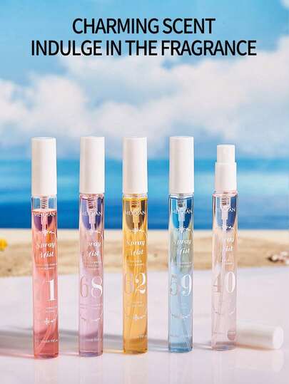 1/5 مجموعة هدية رذاذ عطر برازيلي - فستق، خوخ، منعش هواء طبيعي طويل الأمد، روائح لذيذة، بديل موزع الزيوت الأساسية، فانيليا فستق وبحري، ملح البامبو البحري، رذاذ متعدد الأسطح، صيغة نباتية، مناسب لمكتب المكتب والسيارة والخزانة