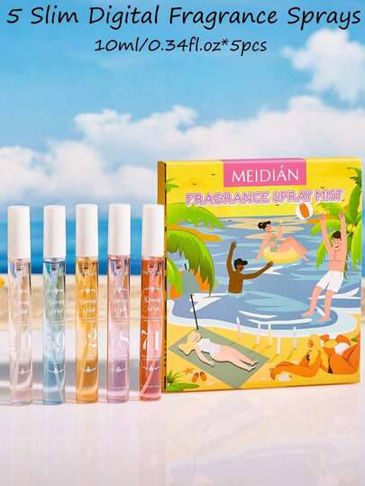 1/5 مجموعة هدية رذاذ عطر برازيلي - فستق، خوخ، منعش هواء طبيعي طويل الأمد، روائح لذيذة، بديل موزع الزيوت الأساسية، فانيليا فستق وبحري، ملح البامبو البحري، رذاذ متعدد الأسطح، صيغة نباتية، مناسب لمكتب المكتب والسيارة والخزانة
