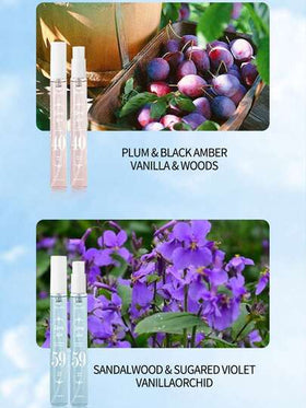 1/5 مجموعة هدية رذاذ عطر برازيلي - فستق، خوخ، منعش هواء طبيعي طويل الأمد، روائح لذيذة، بديل موزع الزيوت الأساسية، فانيليا فستق وبحري، ملح البامبو البحري، رذاذ متعدد الأسطح، صيغة نباتية، مناسب لمكتب المكتب والسيارة والخزانة