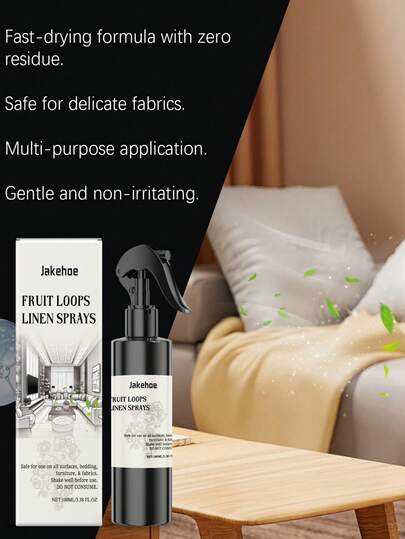 jakehoe رذاذ معطر بالكتان، رذاذ عطري للمنزل، خفيف الوزن، منعش للهواء، عطر دائم / رائحة الكتان النقية، لطيف وغير مهيج، يزيل الروائح بسرعة، ينعش الهواء بطريقة طبيعية
