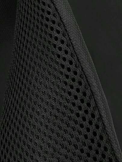 حقيبة ظهر رياضية خارجية للرجال بتصميم بسيط، حقيبة صدر قابلة للتنفس مع أشرطة كتف قابلة للتعديل، حقيبة صدر كبيرة السعة مقاومة للماء
