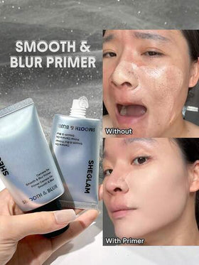 SHEGLAM Camera On ناعم و ضبابي برايمر علامة تجارية جمال مكياج ميكب مستحضرات تجميل للنساء الفتيات مثالي لفصل الشتاء الربيع مثالي ل- Y2K أزياء أنيقة رمضان هدية حفلة جاهز أفضل لون