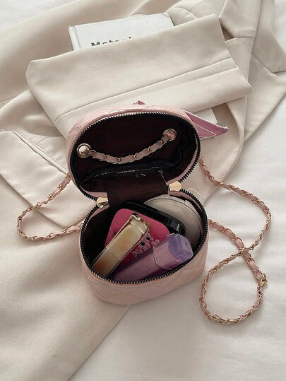 حقيبة صغيرة خفيفة الوزن 2026، حقيبة سلسلة، حقيبة مبطنة، حقيبة يد، حقيبة دلو، مناسبة للفتيات وطالبات الجامعة والسيدات العاملات، رائعة للمكتب والجامعة والعمل والتنقل