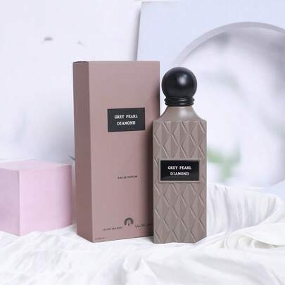 زيت عطري كلاسيكي للأعياد بلون اللؤلؤ الرمادي والماس، منعش ومزيل للروائح، بنكهة عربية ، يعزز الجاذبية للاستخدام اليومي، هدية مثالية للأصدقاء