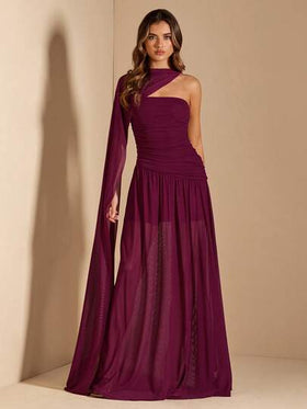 SHEIN BAE فستان أنيق بدون أكمام مطوي على شكل حرف A، فستان سهرة أنيق بدون أحزمة للضيوف في حفلات الزفاف، عيد الحب، عيد الميلاد، التخرج