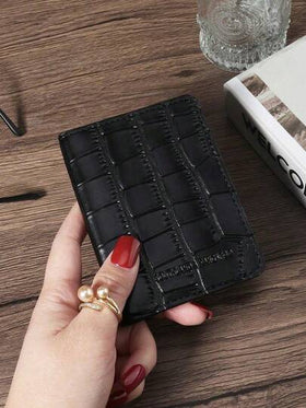 محفظة صغيرة، حامل بطاقات عصري بسيط، رفيع وخفيف الوزن، سهل الحمل، يمكن أن يحتوي على النقود والبطاقات الائتمانية والعملات، مناسب كهدية عيد ميلاد أو هدية سنوية، للأحباء والنساء والفتيات والمراهقين وطلاب الجامعة والطلاب والرجال