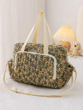 مجموعة حقيبة حفاضات للسفر، حقيبة أم متعددة الجيوب مع أشرطة عربة الأطفال، حقيبة معلقة لمناديل الأطفال الرطبة