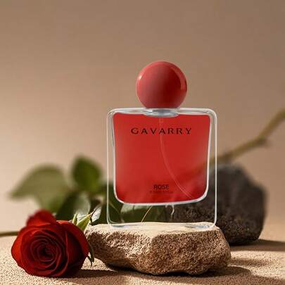 زجاجة واحدة 50 مل رذاذ عطري خالي من الكحول بعطر الورد، منعش وطويل الأمد، رائحة خالية من التهيج مناسبة للجنسين، محمول للاستخدام في المنزل والخزانة والحمام