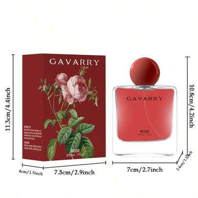 زجاجة واحدة 50 مل رذاذ عطري خالي من الكحول بعطر الورد، منعش وطويل الأمد، رائحة خالية من التهيج مناسبة للجنسين، محمول للاستخدام في المنزل والخزانة والحمام