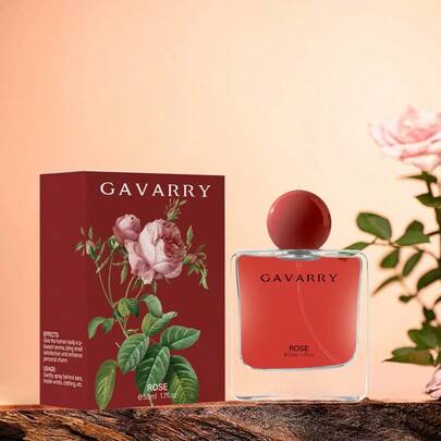 زجاجة واحدة 50 مل رذاذ عطري خالي من الكحول بعطر الورد، منعش وطويل الأمد، رائحة خالية من التهيج مناسبة للجنسين، محمول للاستخدام في المنزل والخزانة والحمام