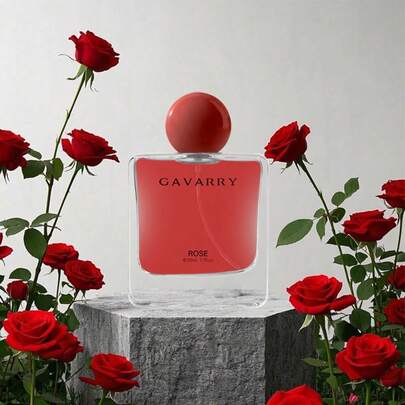 زجاجة واحدة 50 مل رذاذ عطري خالي من الكحول بعطر الورد، منعش وطويل الأمد، رائحة خالية من التهيج مناسبة للجنسين، محمول للاستخدام في المنزل والخزانة والحمام
