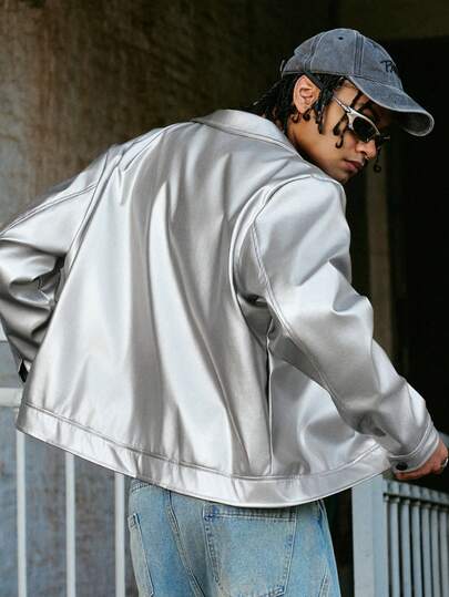 PAVTROS جاكيت معدنية عصرية للرجال للتنقل