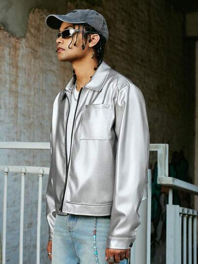 PAVTROS جاكيت معدنية عصرية للرجال للتنقل