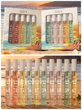 مجموعة هدايا رذاذ العطر البرازيلي - فستق، خوخ، رذاذ منعش طبيعي طويل الأمد، رائحة غورماند، بديل موزع الزيوت الأساسية، رائحة فانيليا فستق المحيط، رائحة ملح البامبو، رذاذ متعدد الأسطح، صيغة نباتية، مناسب لمكتب المكتب والسيارة والخزانة